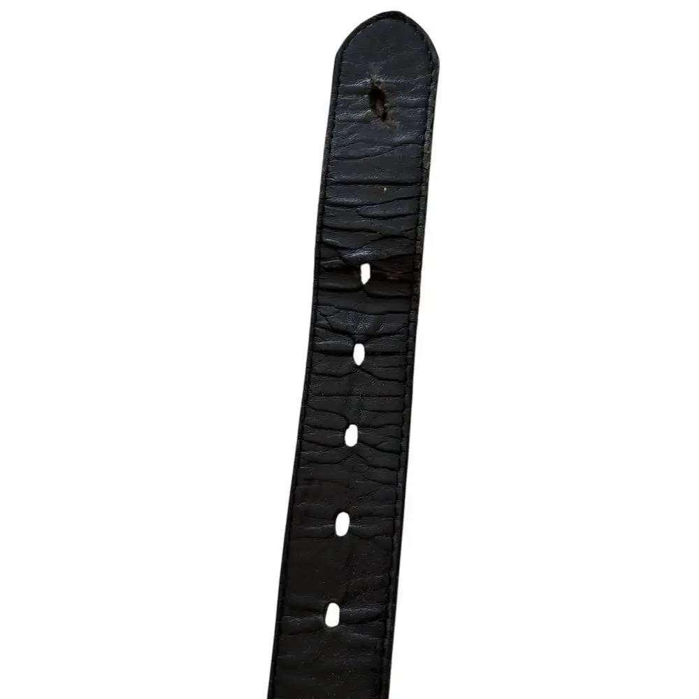 Black Tony Lama Belt 34 12331B Made In USA